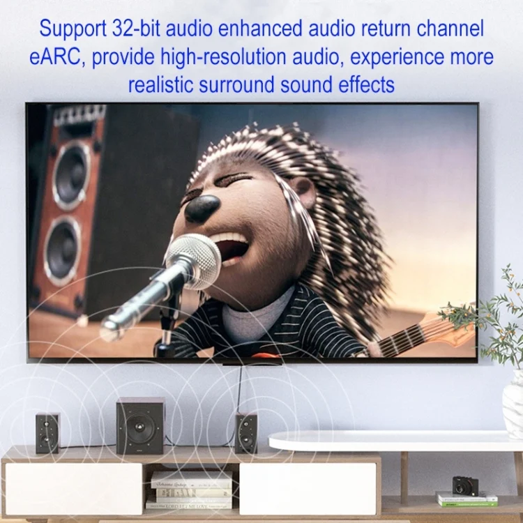 PC1807_6.webp Mini DP1.4 8K 60Hz Male to Female DisplayPort Cable - Image 7