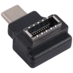 Type-E Female 90 Degrees Elbow to USB-C / Type-C Male Computer Host Adapter - Image 2