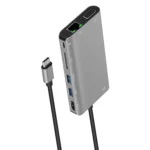 Onten 9591BD 8 in 1 USB-C / Type-C to PD USB-C / Type-C Charging + Gigabit Ethernet + Dual USB 3.0 + HDMI + VGA + SD Card Slot + 3.5mm AUX HUB - Image 5