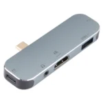 5 in 1 USB-C / Type-C Male to PD USB-C / Type-C Charging + 3.5mm AUX + 4K HDMI + USB 3.1 + USB Female Adapter - Image 3