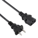 Three Holes Desktop Host Computer Power Cord, Length: 1.2m - Image 2