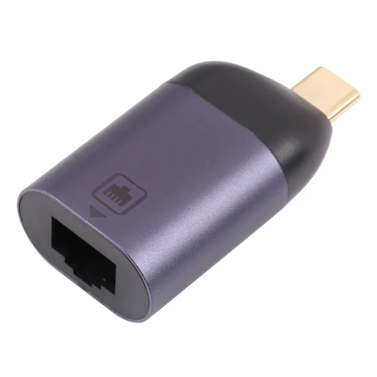 PC1943_1.webp USB-C / Type-C Male to 100M RJ45 Female Adapter - Image 2