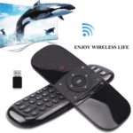 W1 Wireless QWERTY 57-Keys Keyboard 2.4G Air Mouse Remote Controller with LED Indicator for Android TV Box, Mini PC, Smart TV, Projector, HTPC, All-in-one PC / TV - Image 7