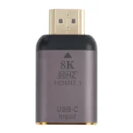 8K 60Hz USB-C / Type-C Female to HDMI Male Adapter - Image 3