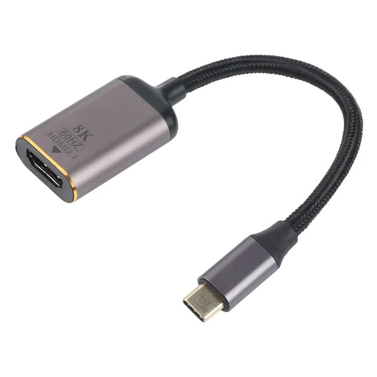 PC2036_1.webp 8K 60Hz HDMI Female to USB-C / Type-C Male Adapter Cable - Image 2