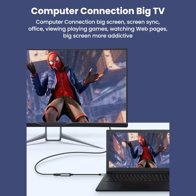 PC2036_5.webp 8K 60Hz HDMI Female to USB-C / Type-C Male Adapter Cable - Image 6