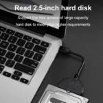 TC44 USB-C / Type-C to SATA Hard Disk Drive Converter for 2.5 inch Solid State and Mechanical Hard Drives - Image 4