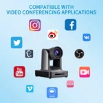 FEELWORLD POE20X Simultaneous 20X Optical Zoom Live Streaming PTZ Camera, EU and US Plug - Image 5