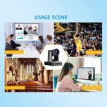 FEELWORLD POE20X Simultaneous 20X Optical Zoom Live Streaming PTZ Camera, EU and US Plug - Image 6