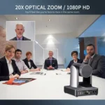 FEELWORLD NDI20X Simultaneous 20X Optical Zoom Live Streaming PTZ Camera, EU and US Plug - Image 3