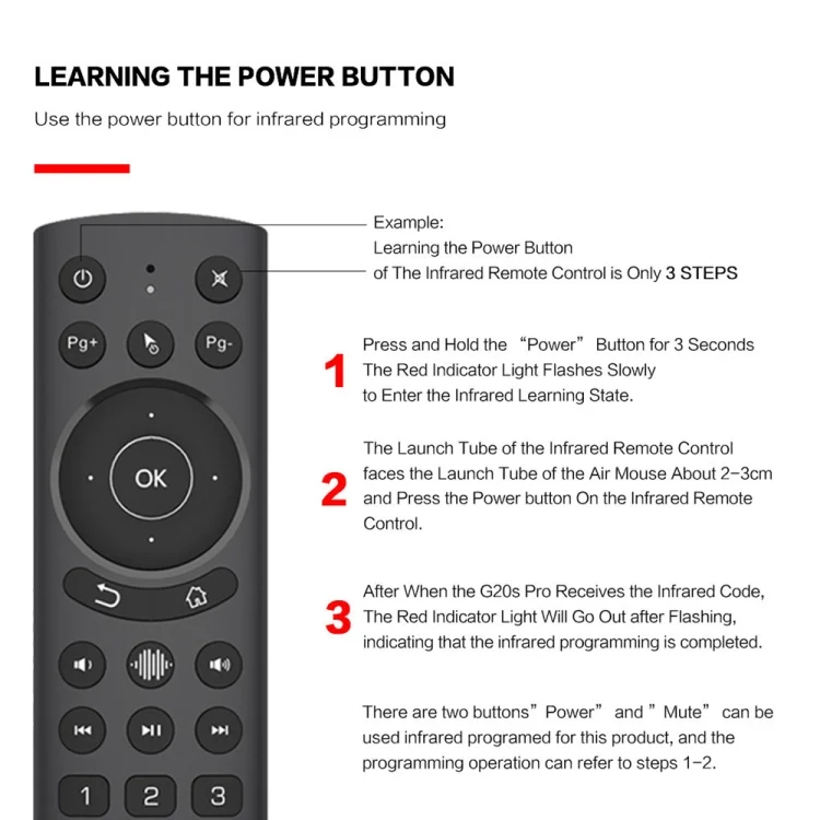 PC2116_3.webp G20S Pro Voice Backlight Version 2.4G Air Mouse Remote Control - Image 4