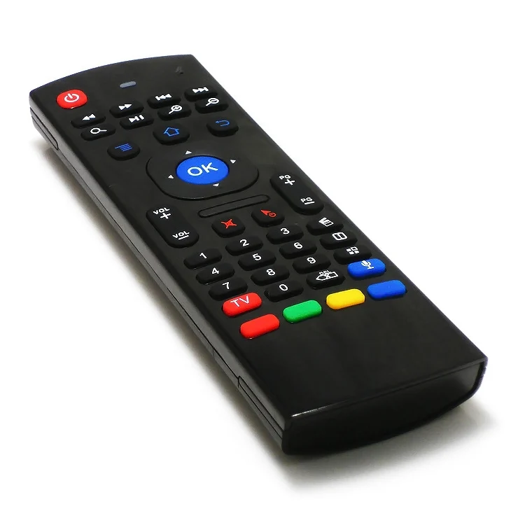 PC2118_1.webp MX3 Voice Version 2.4GHz Fly Air Mouse Wireless Keyboard Remote Control with Gyroscope - Image 2