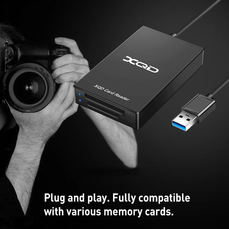PC2132_3.webp Rocketek XQD312 Type-C to SD / XQD 2 in 1 Card Reader - Image 4