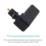 EMK 360 Degree Male to Female Conversion Head Optical Fiber Adapter Audio Adapter - Image 4