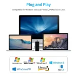 Rocketek CR7 USB3.0 Multi-function Card Reader CF / XD / MS / SD / TF Card 7 in 1 - Image 5