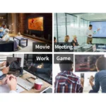 Rocketek HC452 Type-C to 100M RJ45 + HDMI+VGA 14 in 1 HUB Adapter - Image 7