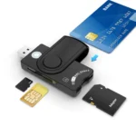 Rocketek CR310-B USB3.0 Multi-function IC Smart Card / SD / TF / SIM Card Reader - Image 2