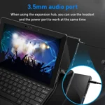 Rocketek SGO771 Type-C to USB2.0 / 3.5mm AUX / SD / TF HUB Adapter for Surface Pro GO - Image 3