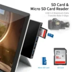 Rocketek SGO771 Type-C to USB2.0 / 3.5mm AUX / SD / TF HUB Adapter for Surface Pro GO - Image 5