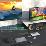 Rocketek HC451 Type-C to 60W PD + 4K HDMI + DP + 100M RJ45 14 in 1 HUB Adapter - Image 8