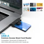 Rocketek CR318 USB 2.0 Smart Card / SIM / ID / CAC Card Reader - Image 2