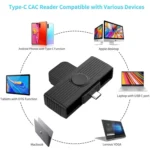 Rocketek CR318-C Type-C Smart Card / SIM / ID / CAC Card Reader - Image 3
