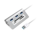 Rocketek HC423 USB3.0 x 3 + SD / TF / CF Card Reader HUB Adapter
