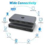 Rocketek HC405 USB2.0 KVM Switch Four In Four Out Sharing Converter - Image 4