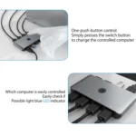 Rocketek HC405 USB2.0 KVM Switch Four In Four Out Sharing Converter - Image 6