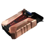 Ice Troll 7 COOLCOLD Portable Laptop Notebook Fan Turbo Radiator Ultra Silent Cooling Fan, AC 220V(Bronze) - Image 2