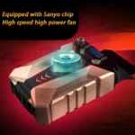 Ice Troll 7 COOLCOLD Portable Laptop Notebook Fan Turbo Radiator Ultra Silent Cooling Fan, AC 220V(Bronze) - Image 6