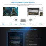 BMAX B3 Windows 11 Mini PC, 16GB+512GB, Intel Jasper Lake N5095, Support HDMI / RJ45 / TF Card, US Plug - Image 4