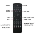 MX3-L White Backlit Version 2.4GHz Fly Air Mouse Wireless Keyboard Remote Control - Image 4