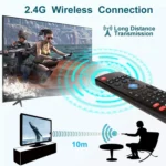 MX3-L Standard Version 2.4GHz Fly Air Mouse Wireless Keyboard Remote Control - Image 6