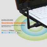 EDUP EP-DB1607 600Mbps 2.4GHz & 5GHz Dual Band Wireless Wifi USB 2.0 Ethernet Adapter Network Card - Image 8