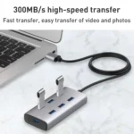 8108 7 Ports USB 3.0 to USB 3.0 HUB, Cable Length: 80cm - Image 3