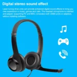 Logitech H390 USB Wired Headset Stereo Headphones with Noise-Cancelling Microphone - Image 6