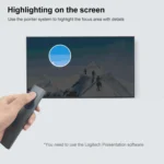 Logitech Spotlight 2.4Ghz USB Wireless Presenter PPT Remote Control Flip Pen - Image 4