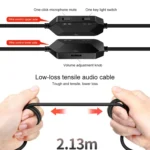 YINDIAO Q2 Head-mounted Wired Gaming Headset with Microphone, Version: Single USB Sound Card - Image 6