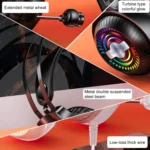 YINDIAO Q4 Head-mounted Wired Gaming Headset with Microphone, Version: Dual 3.5mm + USB - Image 4