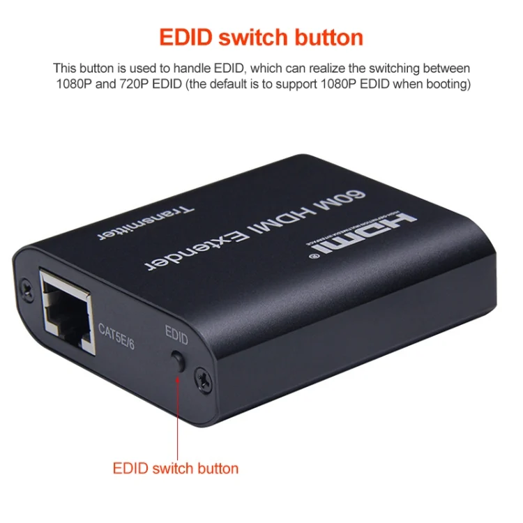 PC2369_2.webp BOWU BW-HE60U 60m HDMI to RJ45 Network Extender - Image 3