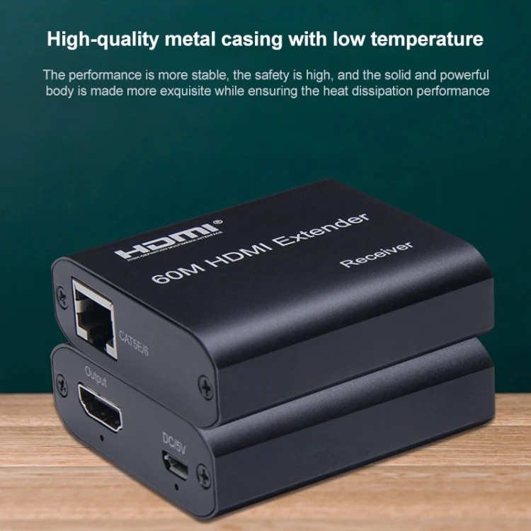 PC2369_6.webp BOWU BW-HE60U 60m HDMI to RJ45 Network Extender - Image 7