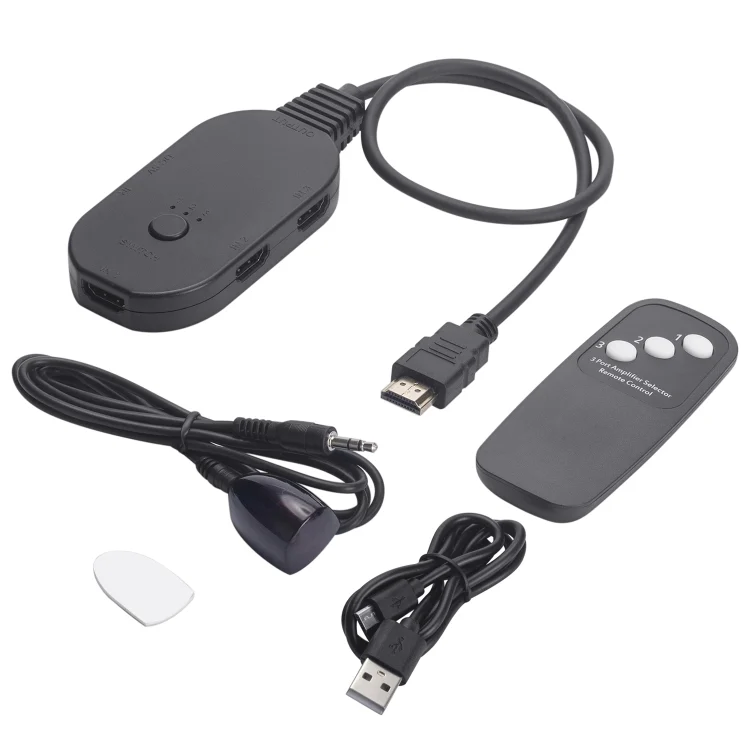 PC2398_2.webp OZQ2-3 4K HDMI 2.0 3 In 1 Out Video Switcher - Image 3
