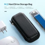 ORICO-M2PH01-BK-BP M.2 Hard Drive EVA Case Storage Bag - Image 2