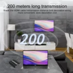 Measy ET1820 HDMI Extender Transmitter and Receiver Converter, POE Single Power Supply, Transmission Distance: 200m - Image 7