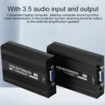 Measy VGA1815 VGA Extender Transmitter and Receiver Converter, POE Single Power Supply, Transmission Distance: 150m - Image 6