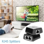 RJ45 to 2 x RJ45 Ethernet Network Coupler Thunder Lightning Protection - Image 6