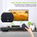 NK-T32 Toslink 3 In 2 Out Switch/Splitter with IR Remote - Image 7
