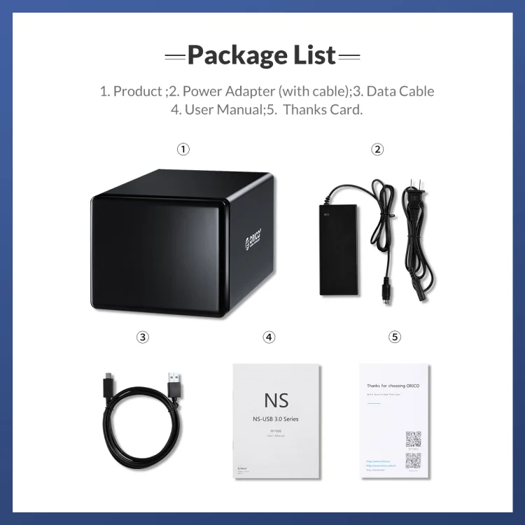 PC2482B_10.webp ORICO NS800U3 3.5 inch 8 Bay USB 3.0 Hard Drive Enclosure - Image 11