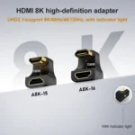 A8K-15 8K HDMI Male to HDMI Female U-bend Adapter - Image 3